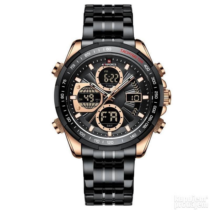 NAVIFORCE - Reloj Naviforce Original Nf 9197 Acero Inoxidable + Estuche