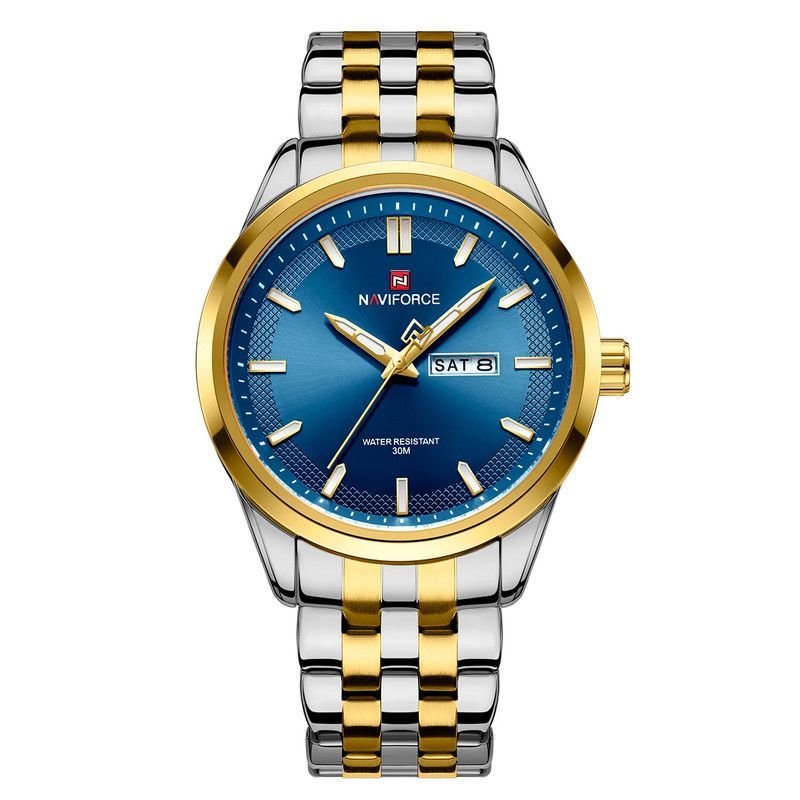 NAVIFORCE - Reloj Naviforce Original Nf 9203 Acero Inoxidable + Estuche