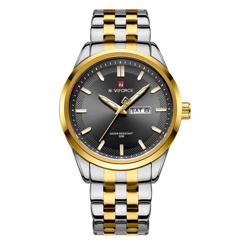 NAVIFORCE - Reloj Naviforce Original Nf 9203 Acero Inoxidable + Estuche