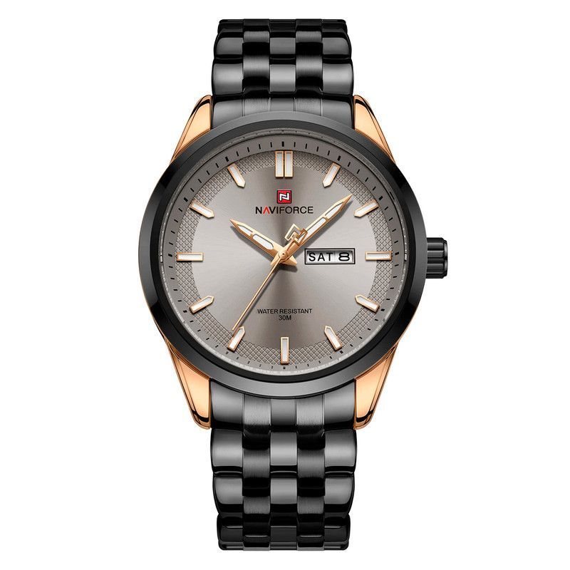 NAVIFORCE - Reloj Naviforce Original Nf 9203 Acero Inoxidable + Estuche