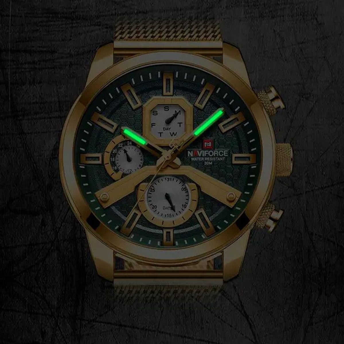 NAVIFORCE - Reloj Naviforce Original Nf 9211 Acero Inoxidable + Estuche