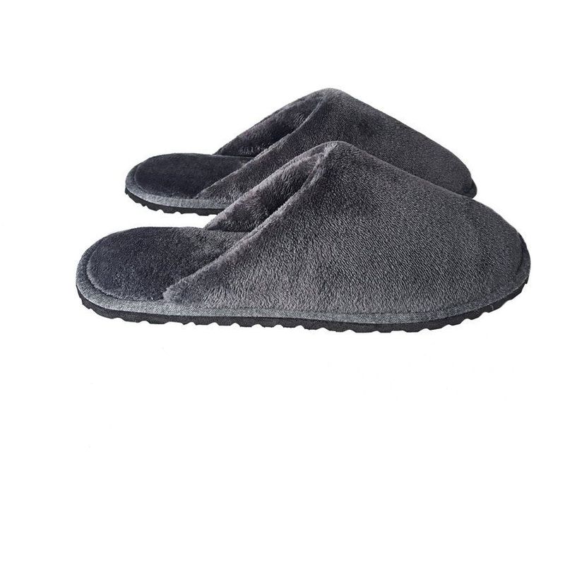 GENERICO - Pantuflas babuchas caballero gris oscuro