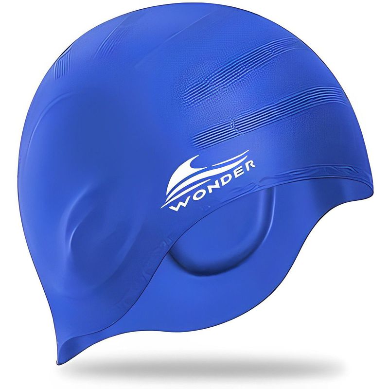 WONDER SPORT - GORRO NATACIÓN EN SILICONA WONDER AZUL