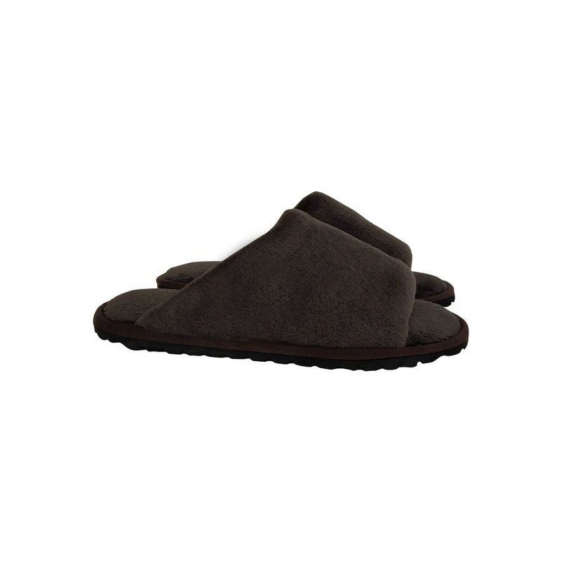 GENERICO - Pantuflas babuchas caballero dedos libres marrón