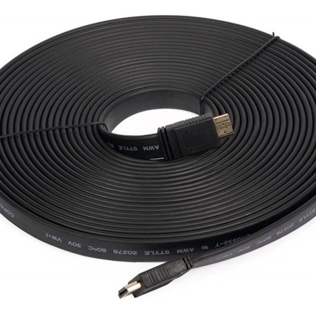 GENERICO - Cable HDMI Plano 4k V1.4 de 10 Metros.
