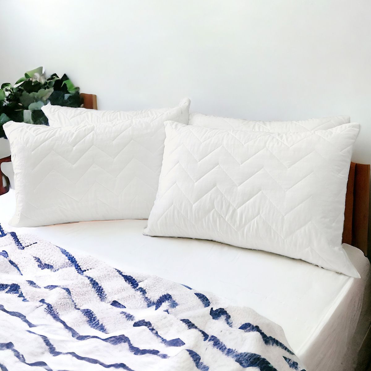 HOGARETO - Set x 4 Almohadas Hoteleras 70x50cm Hogareto