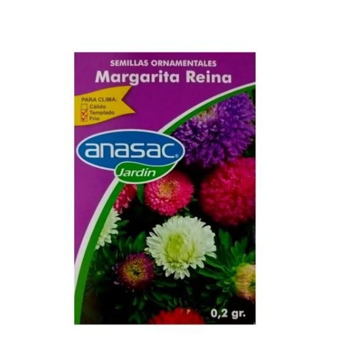 ANASAC - Semilla Margarita Reina 0,2 Gramos