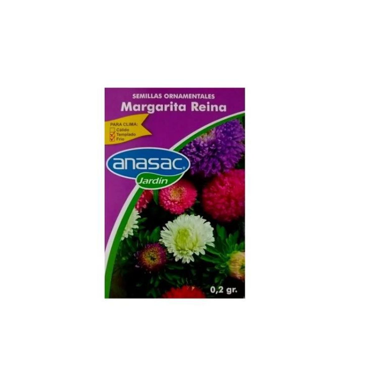 ANASAC - Semilla Margarita Reina 0,2 Gramos