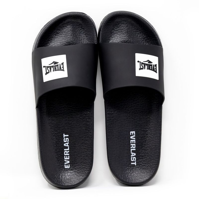 EVERLAST - SANDALIA MASCULINO EVERLAST SLIDES BLANCO-NEGRO