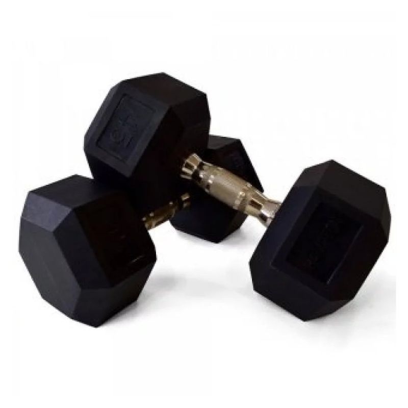 HAMPTON - Mancuernas Hexagonales Dura-Bell Hampton de 45Lb