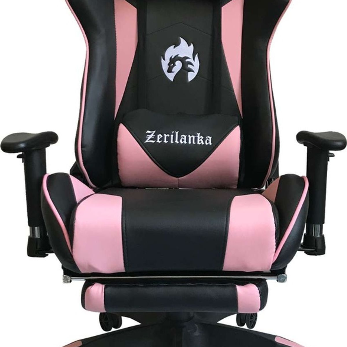 ZER - SILLA GAMER KITSUNE ROSADA ERGONOMICA RECLINABLE