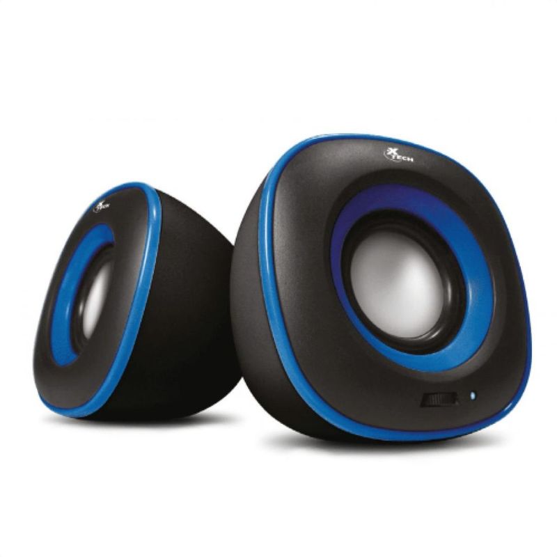 XTECH - Parlantes Usb Estéreo Multimedia 2.0 Xtech Spekter Xts-115bl