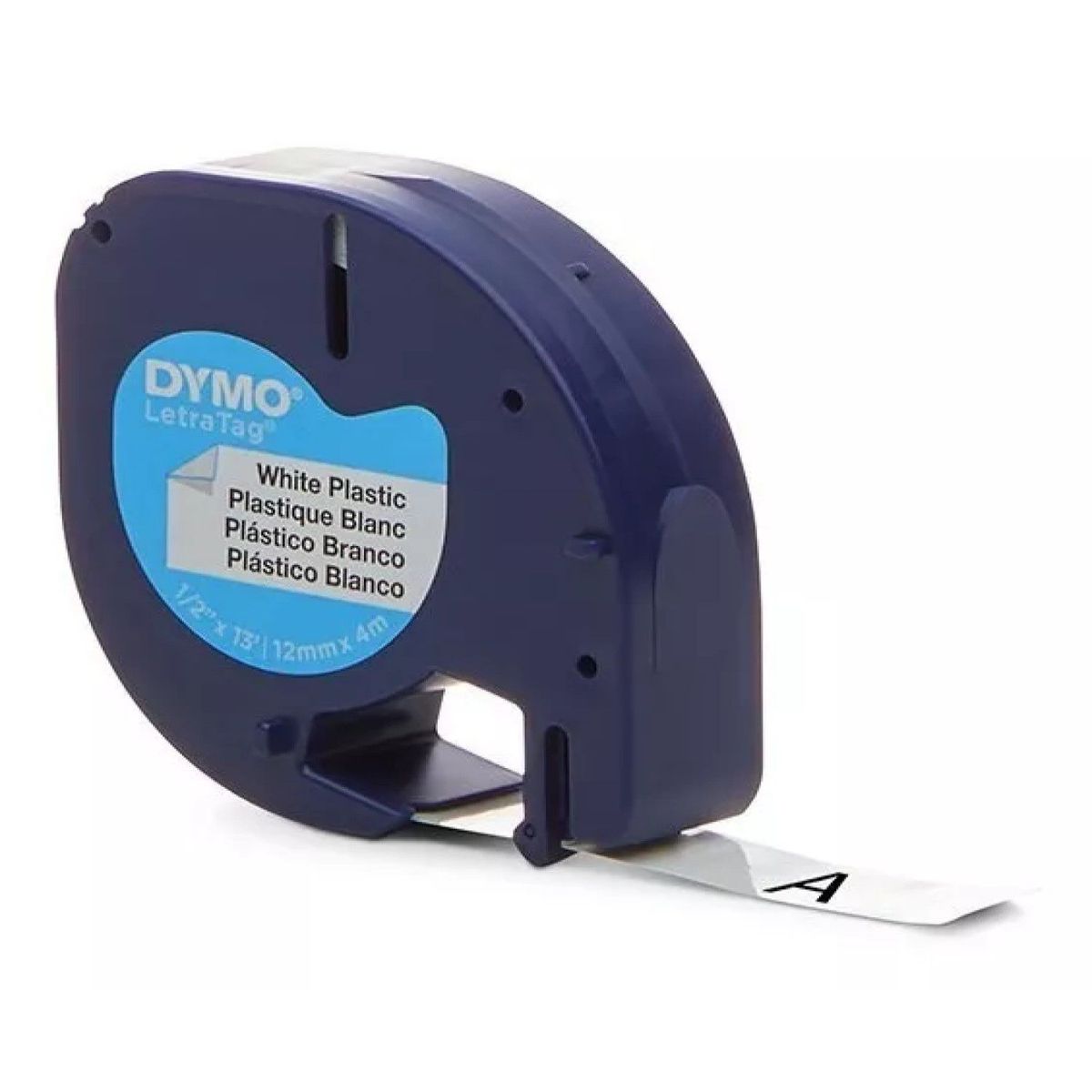 DYMO - Cinta Dymo Rotuladora Letratag Plástica Blanca