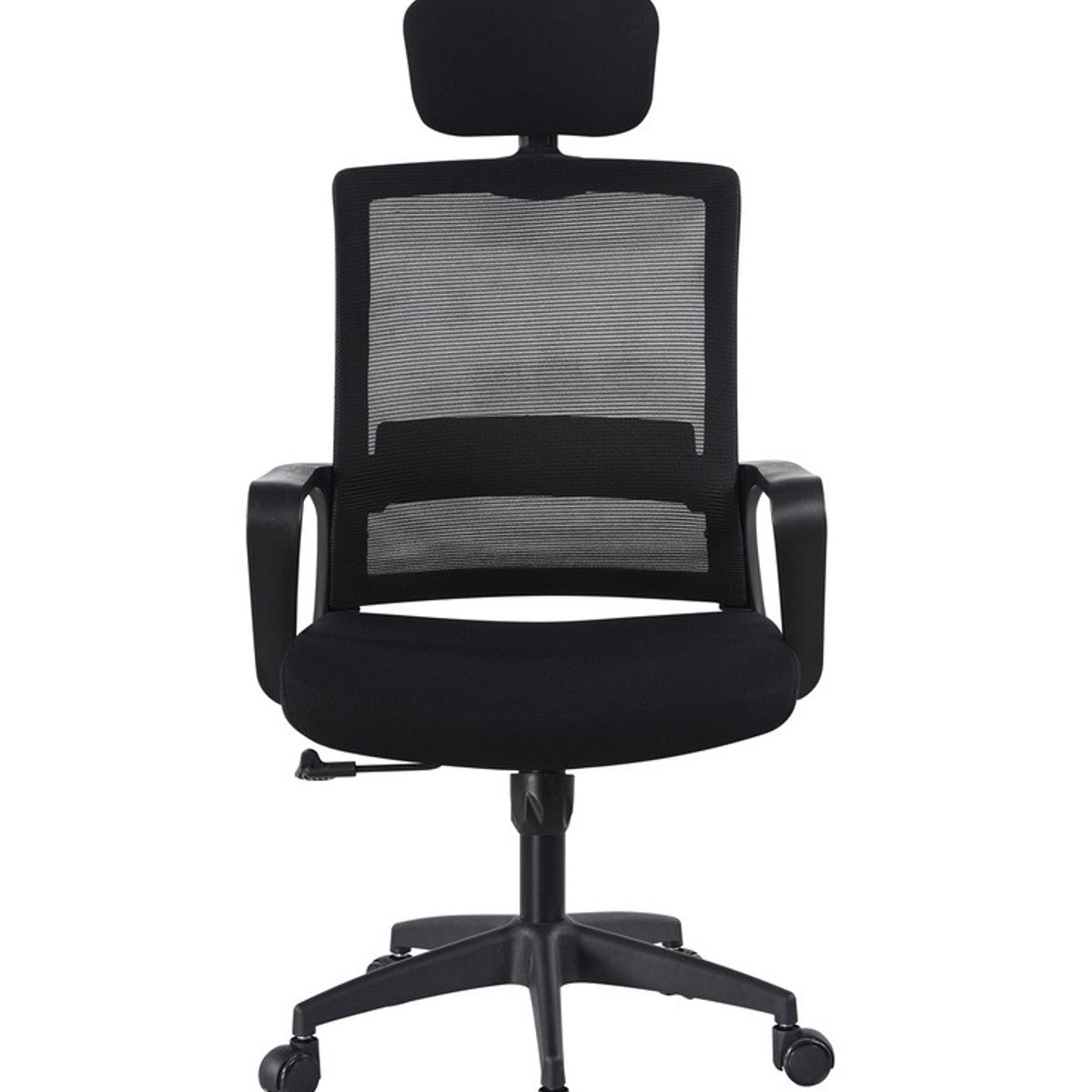 ZER - SILLA GERENCIAL BRAZOS FIJOS DOMUS NEGRA ERGONOMICA CABECERO