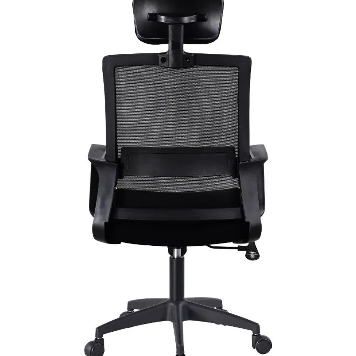ZER - SILLA GERENCIAL BRAZOS FIJOS DOMUS NEGRA ERGONOMICA CABECERO