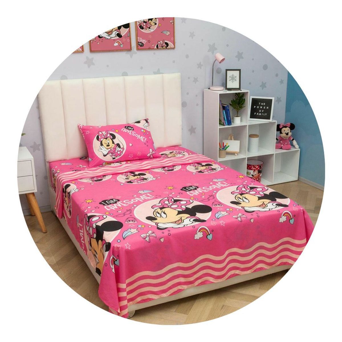 ELEGANCE - Juego de Sábanas Infantiles cama Sencilla 1.00 m x 1.90 m