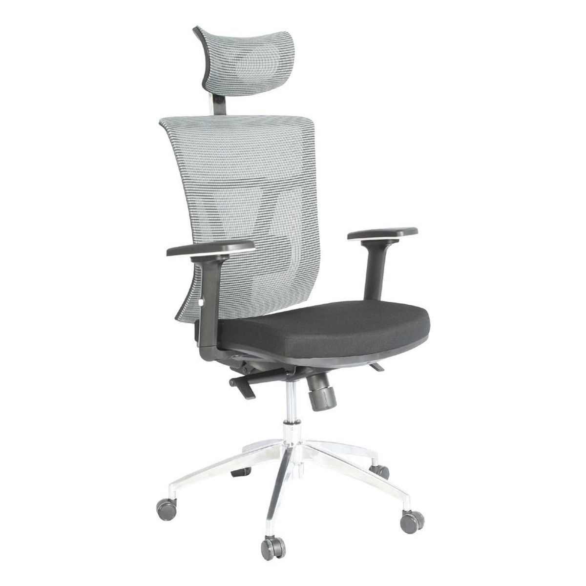 ZER - Silla Oficina Ergonómica Ajustable 3D Presidente Osaka Gris