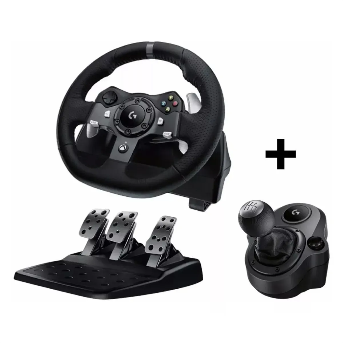 LOGITECH - Timón de Carreras Logitech G920 + Palanca Cambios Shifter