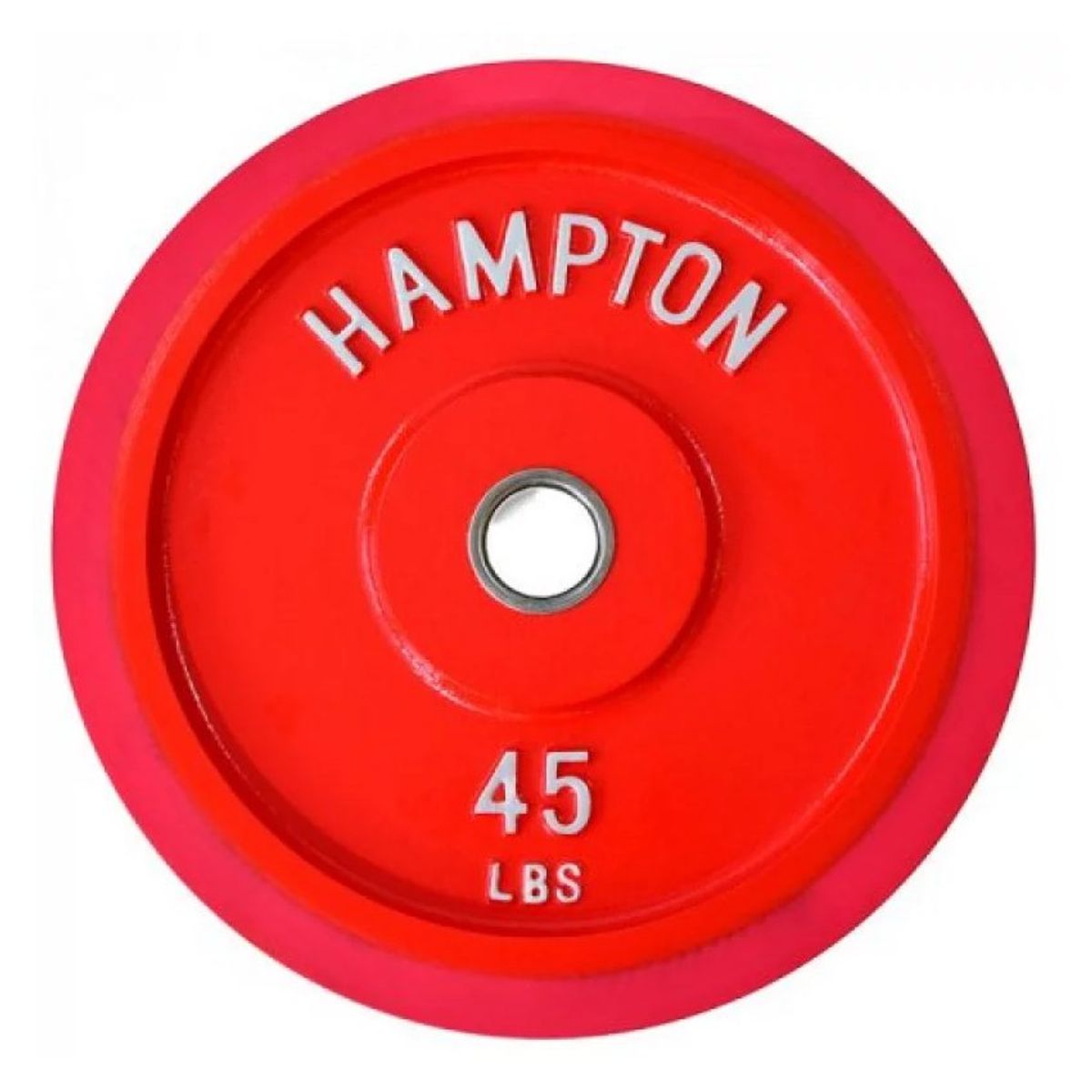 HAMPTON - DISCOS PLATE RUBBER BUMPER 45 Lbs -- PBP-45
