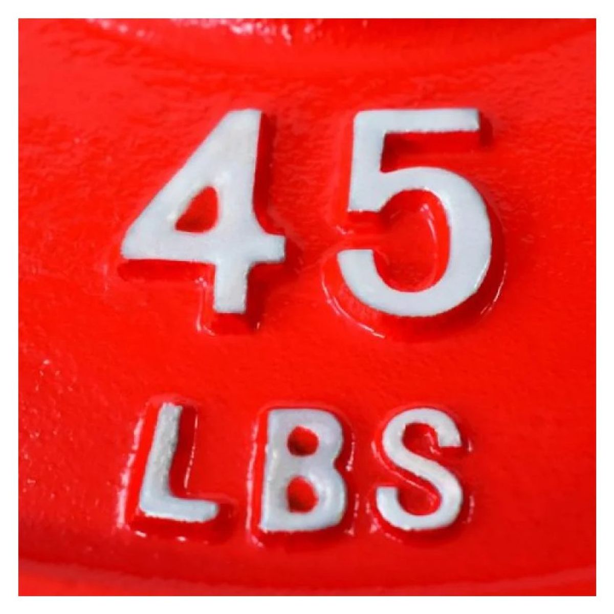 HAMPTON - DISCOS PLATE RUBBER BUMPER 45 Lbs -- PBP-45