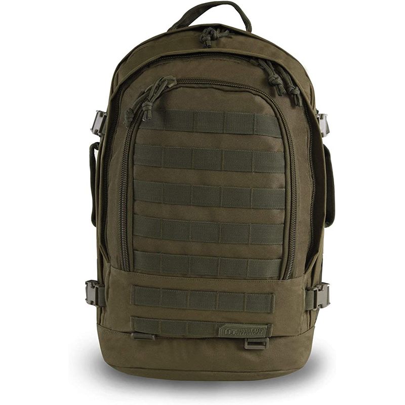 HIGHLAND - Morral Táctico Highland Tactical Verde Oliva.