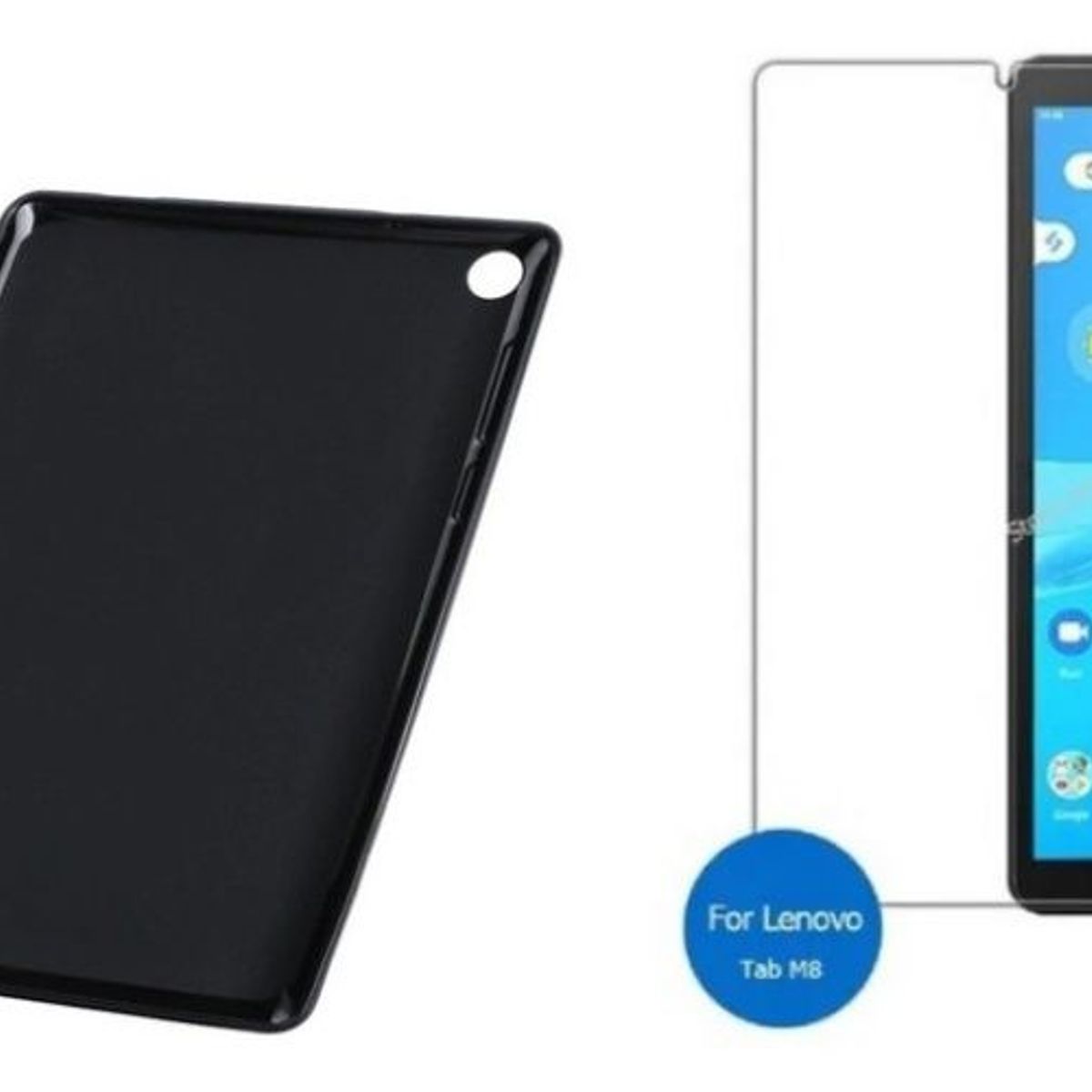 GENERICO - Vidrio + Estuche Tpu Genéricos Para Lenovo Tab M8 Tb8505f 8.