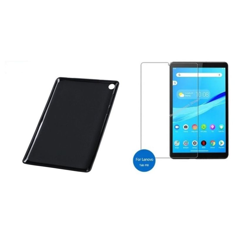 GENERICO - Vidrio + Estuche Tpu Genéricos Para Lenovo Tab M8 Tb8505f 8.
