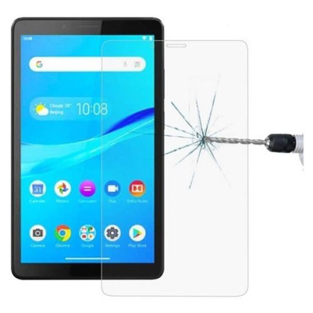 GENERICO - Vidrio + Estuche Tpu Genéricos Para Lenovo Tab M8 Tb8505f 8.