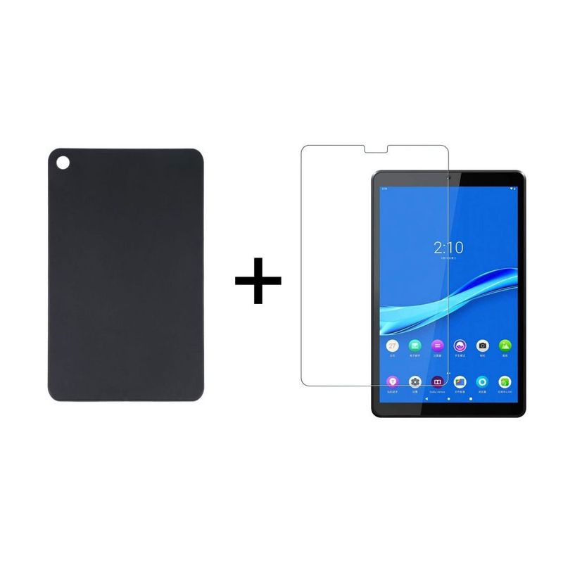 GENERICO - Vidrio + Estuche TPU Para Lenovo M10 Fhd Plus X606f 103.
