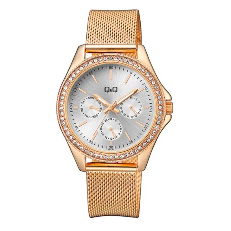Q&Q - Reloj Q&Q Mujer Oro Rosa Coleccion De Lujo CE01J011Y