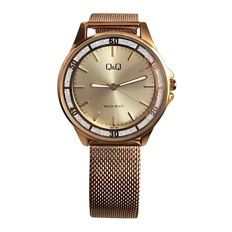 Q&Q - Reloj de moda para mujer doardo + caja