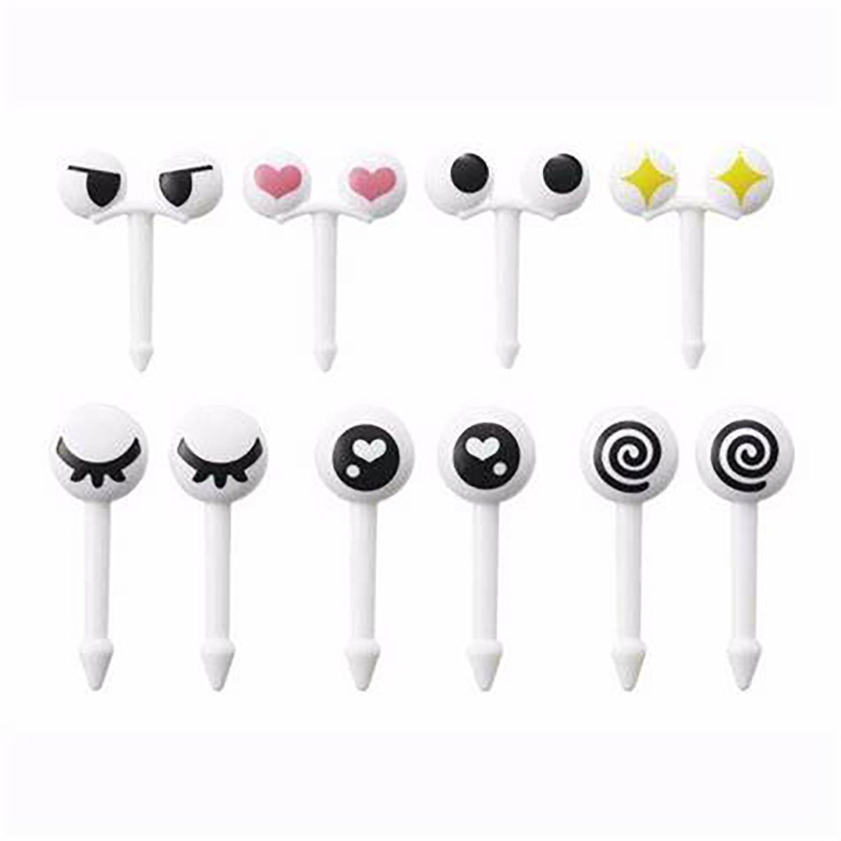 ENFANTASY - Tenedores Pincho Para Frutas diseño Ojos