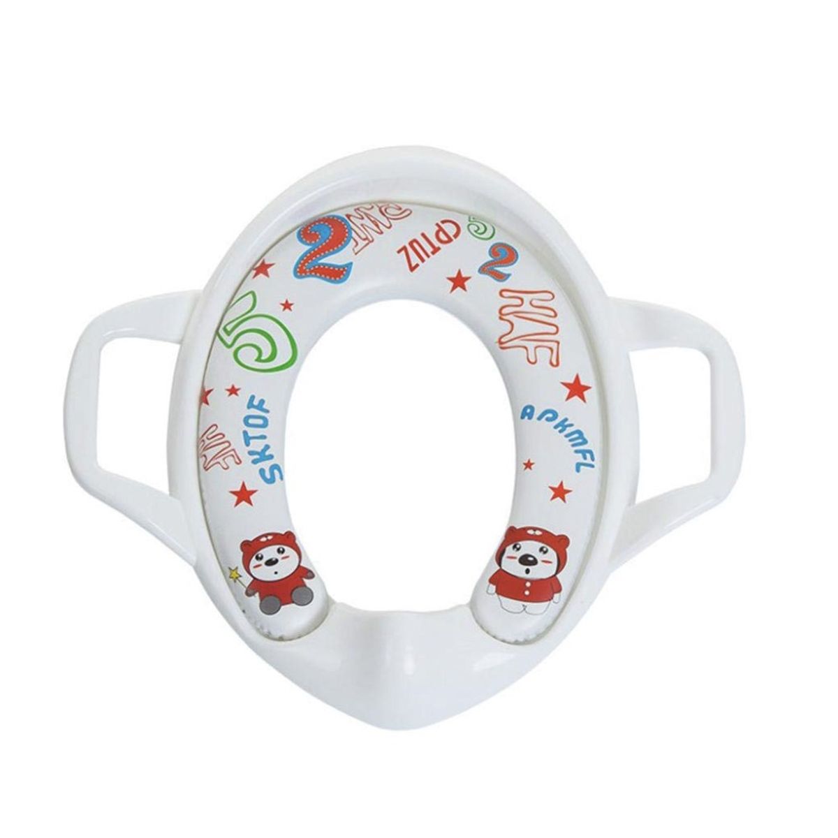 ENFANT'ASY - Reductor adaptador de inodoro acolchado con agarraderas