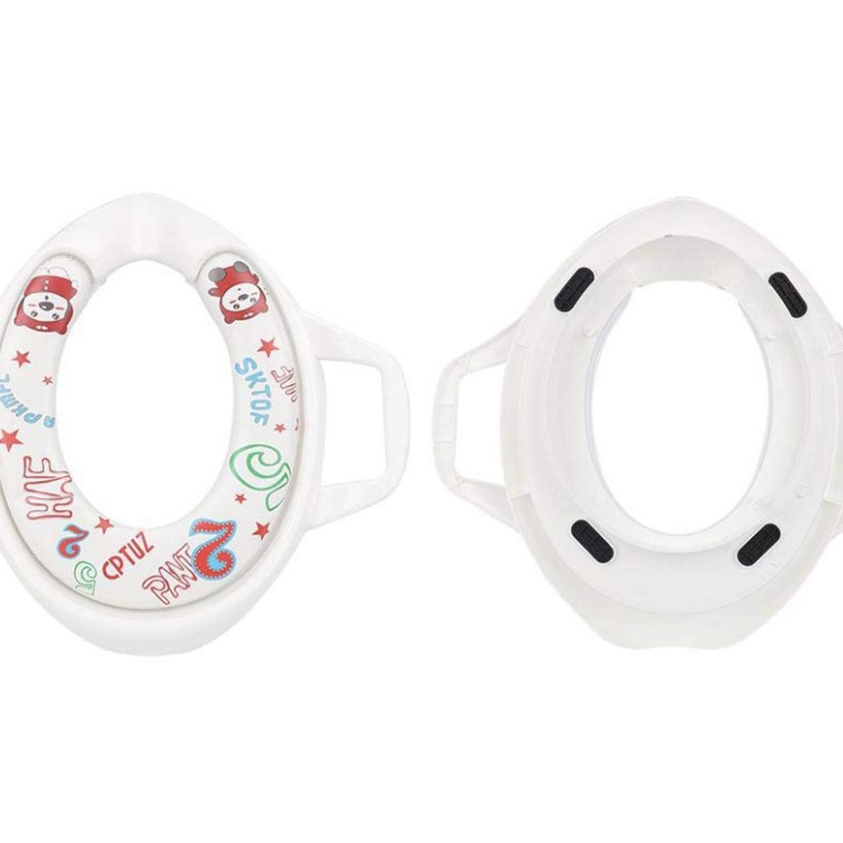 ENFANT'ASY - Reductor adaptador de inodoro acolchado con agarraderas