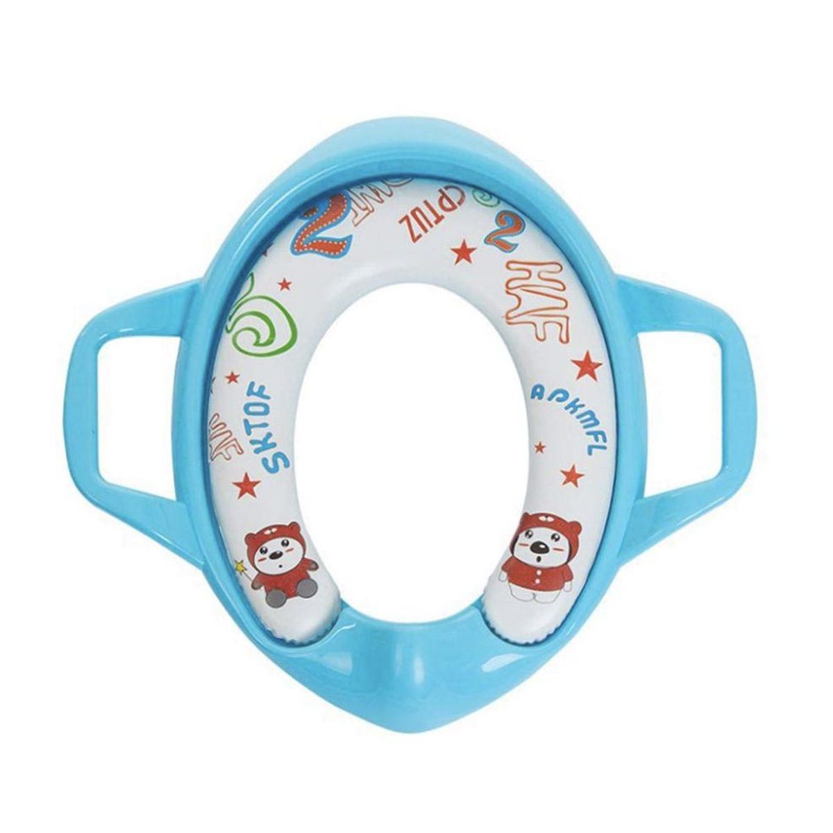 ENFANT'ASY - Reductor adaptador de inodoro acolchado con agarraderas