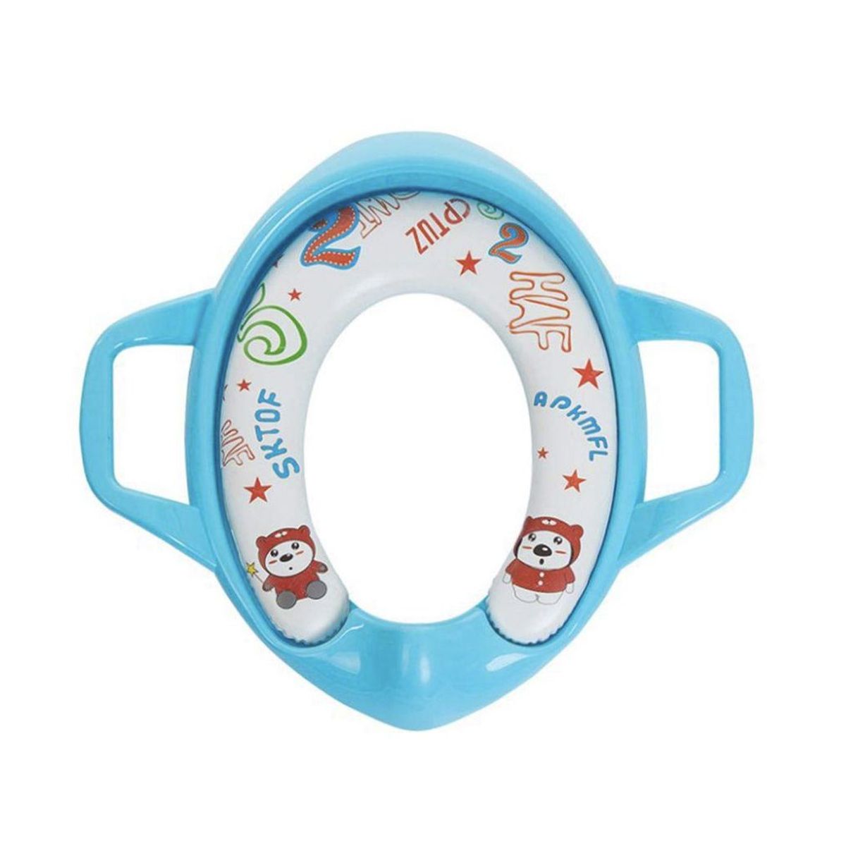 ENFANT'ASY - Reductor adaptador de inodoro acolchado con agarraderas