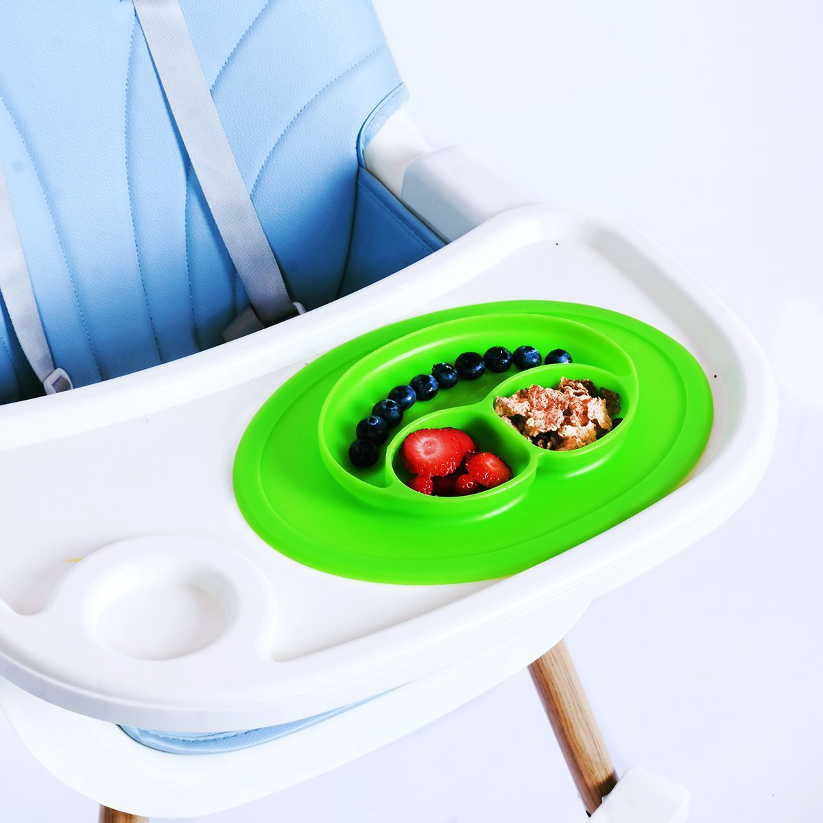 ENFANTASY - Plato succión silicona para alimentación platos bebes