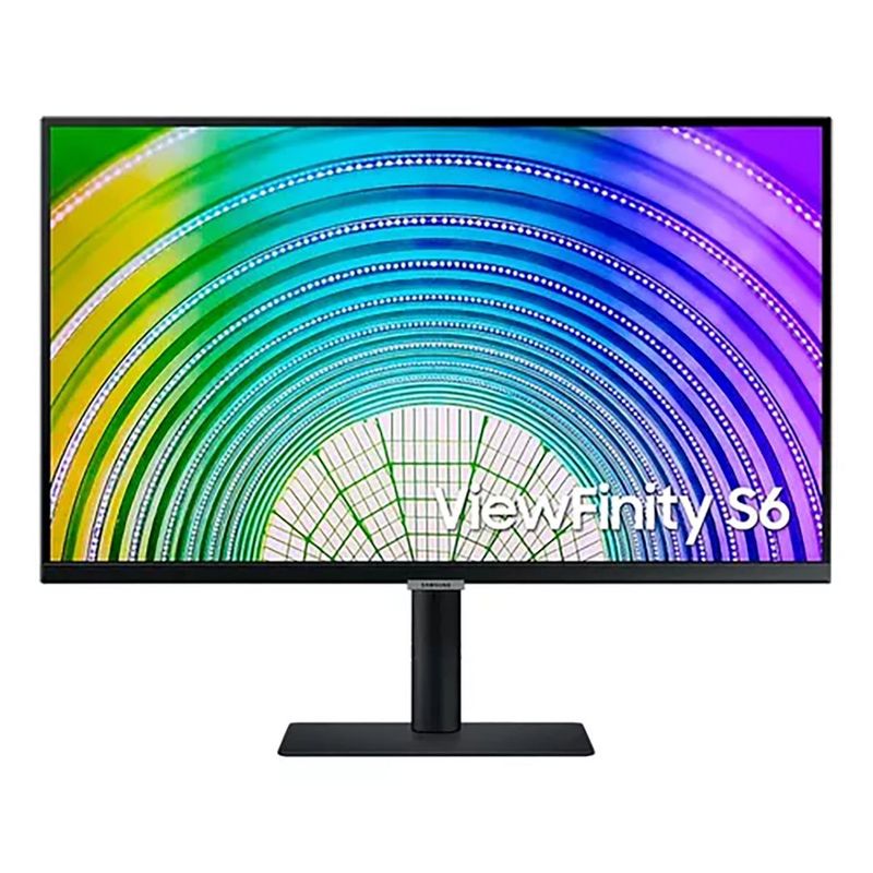 SAMSUNG - Monitor Samsung 27 Qhd Ls27a6 Plano Hdr Ips Hdmi Usb Tipo C