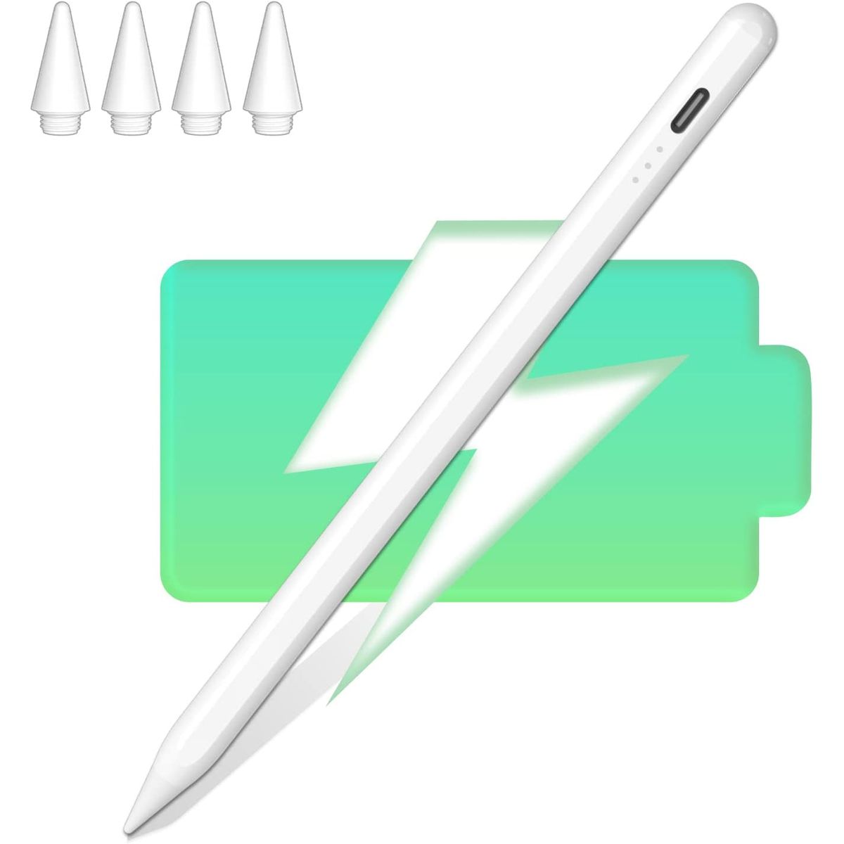 STYLE STARS - Lapiz Optico Stylus Pen 10 Gen Para iPad Rechazo Palma Magnético
