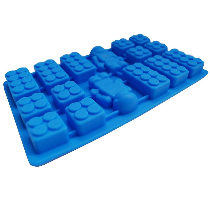 ENFANT'ASY - Molde Infantil En Silicona Para Congelador U Horno Figuras Bloques