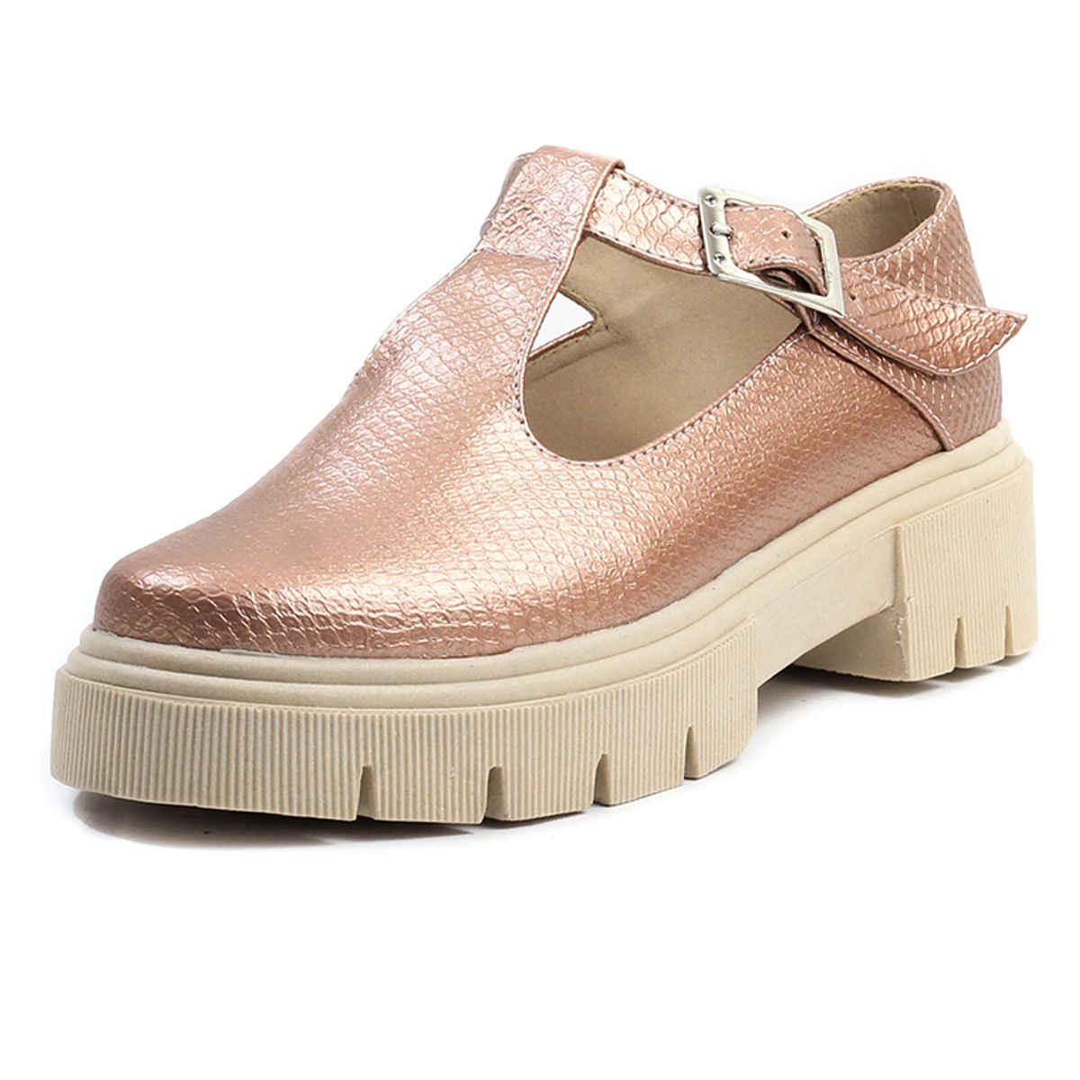 BALLERINA - Zapato Oro Rosa Ballerinas Mafalda