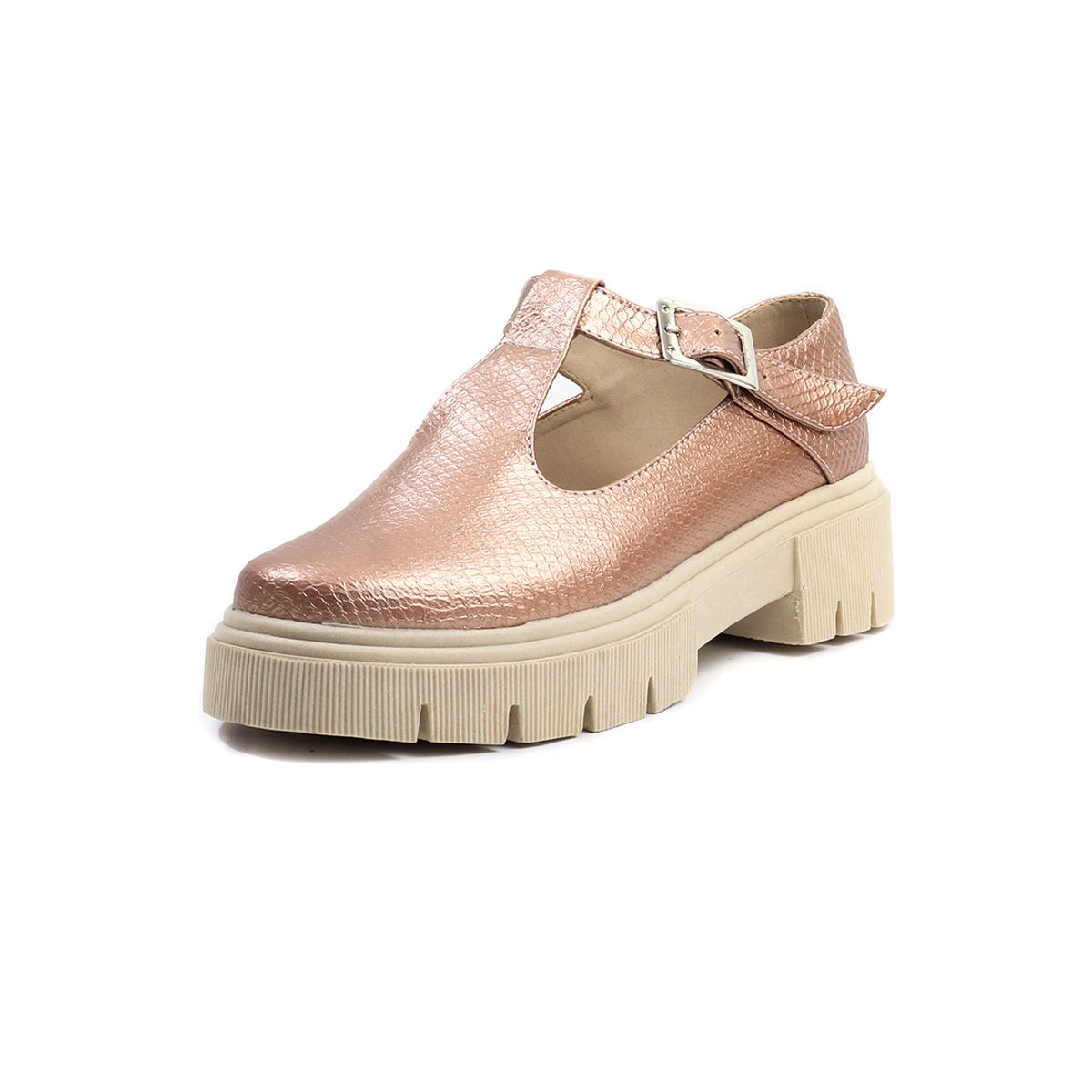 BALLERINA - Zapato Oro Rosa Ballerinas Mafalda