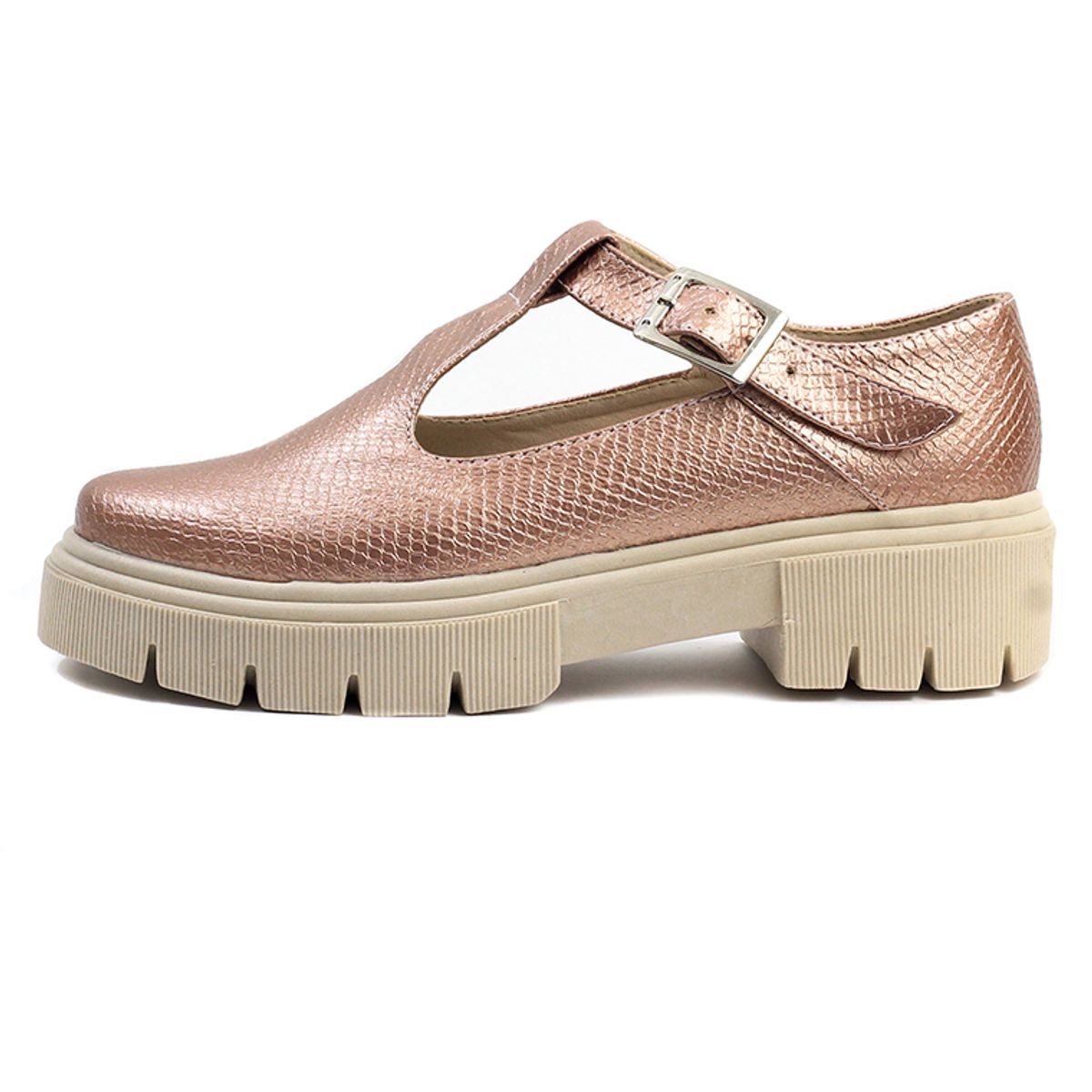BALLERINA - Zapato Oro Rosa Ballerinas Mafalda