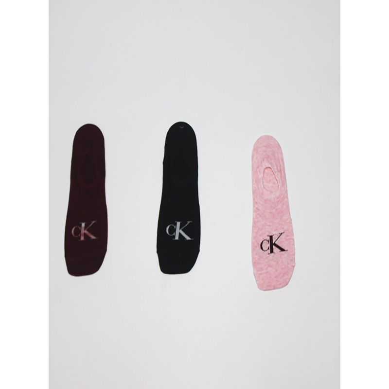 CALVIN KLEIN - Pack De 3 Pares Medias Con Logo Y Diseño Para Mujer Calvin Klein