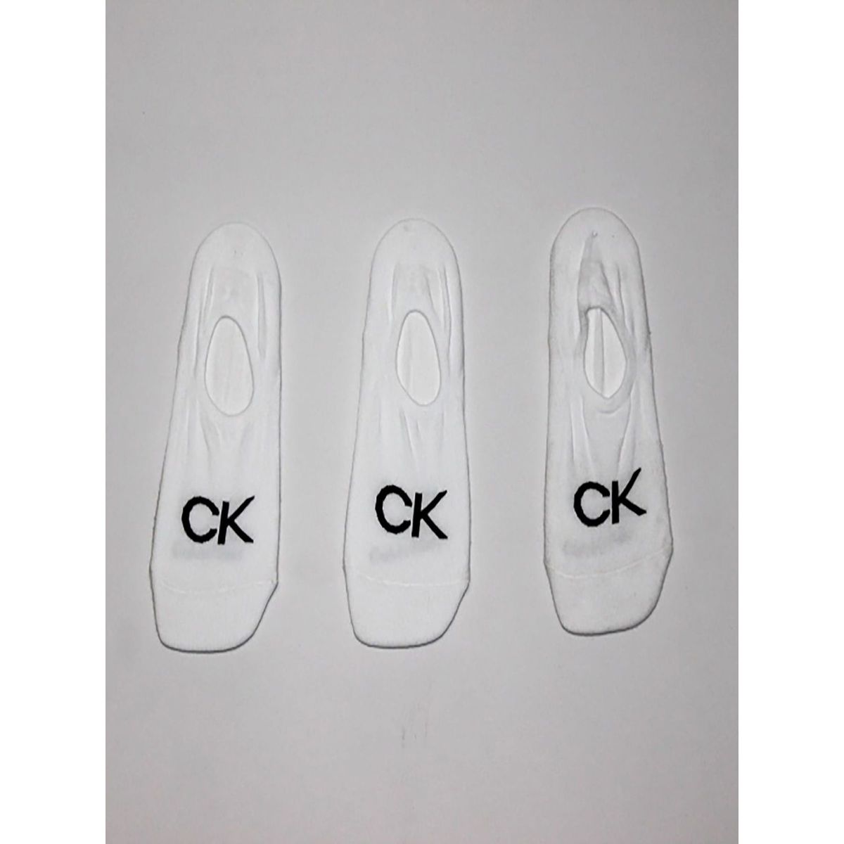 CALVIN KLEIN - Paquete De 3 Medias Con Logo Mujer Blanco