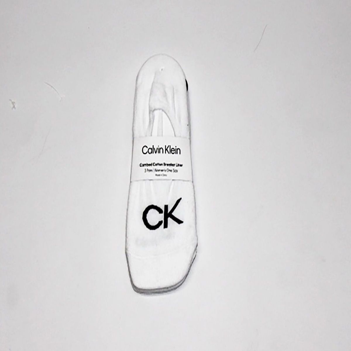 CALVIN KLEIN - Paquete De 3 Medias Con Logo Mujer Blanco