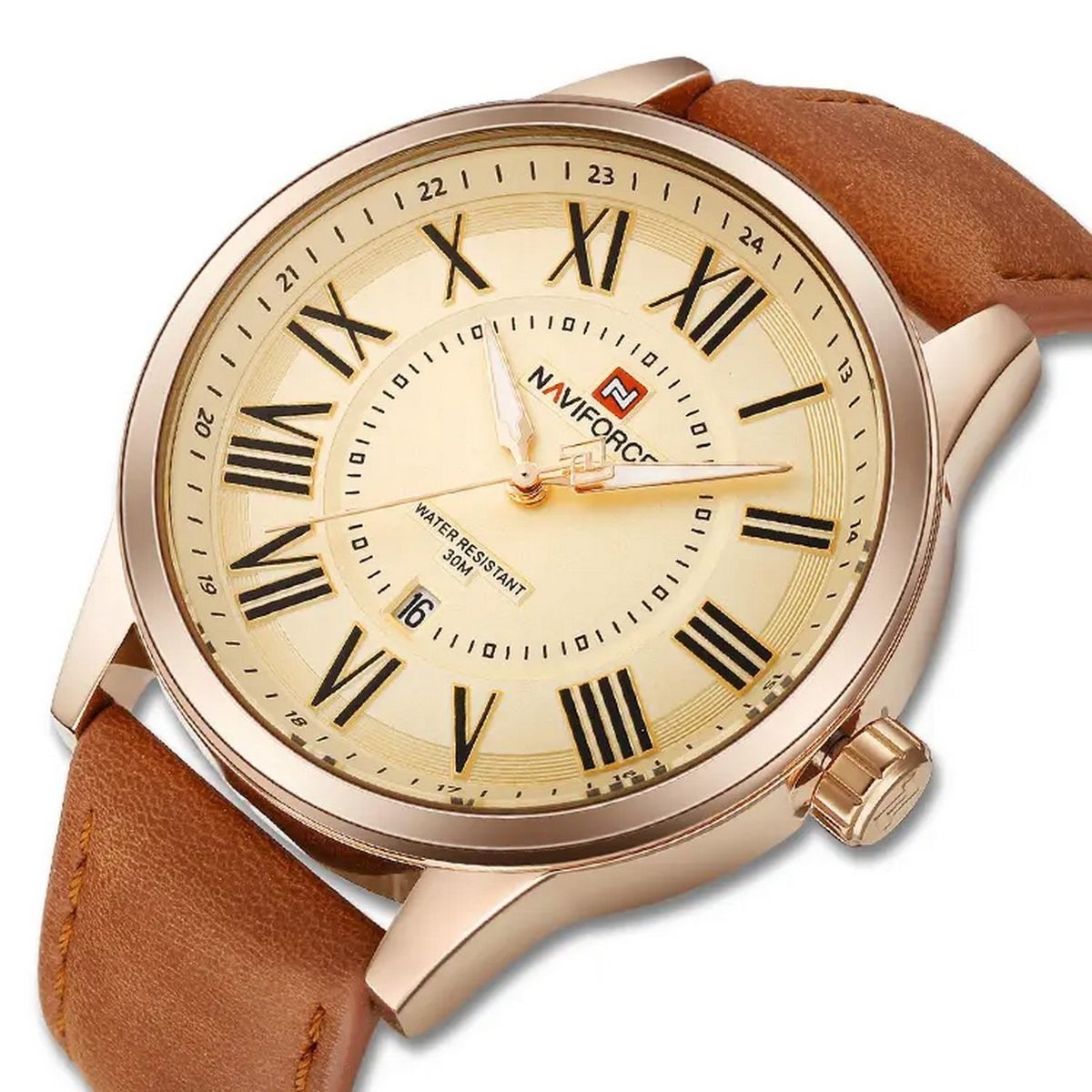 NAVIFORCE - Reloj Naviforce Original Nf9126 Marrón  Estuche