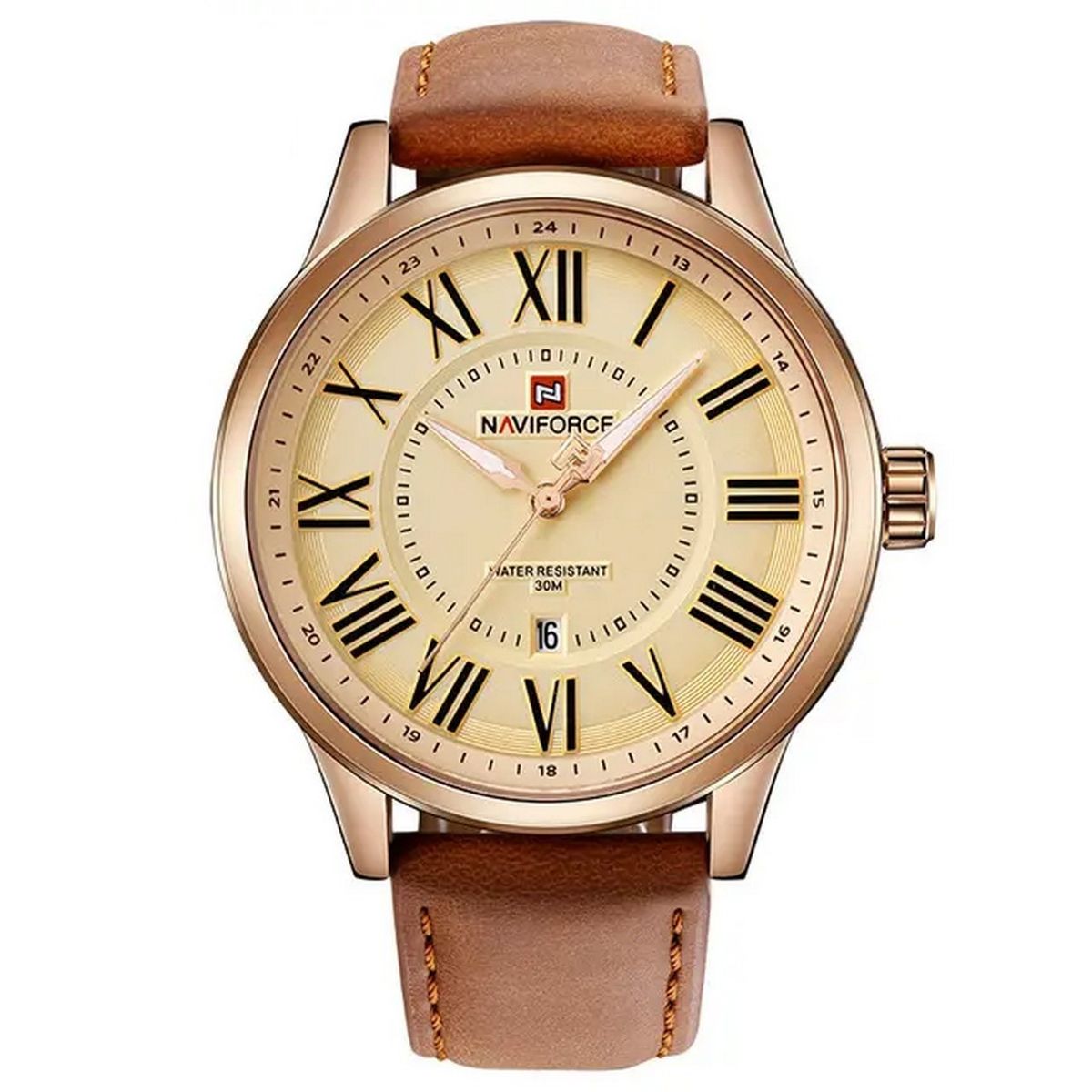 NAVIFORCE - Reloj Naviforce Original Nf9126 Marrón  Estuche