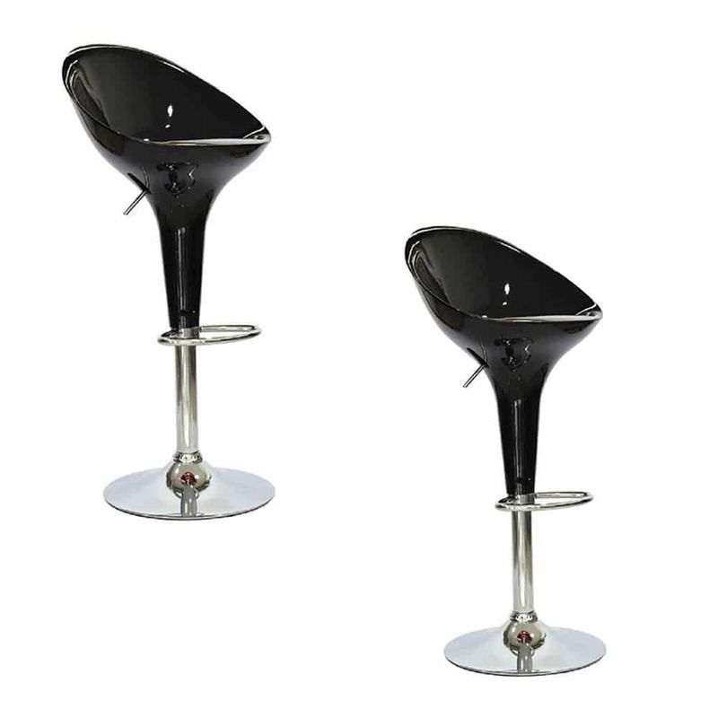 EKONOMODO COLOMBIA - Silla Bar Arkor Negro Set x 2