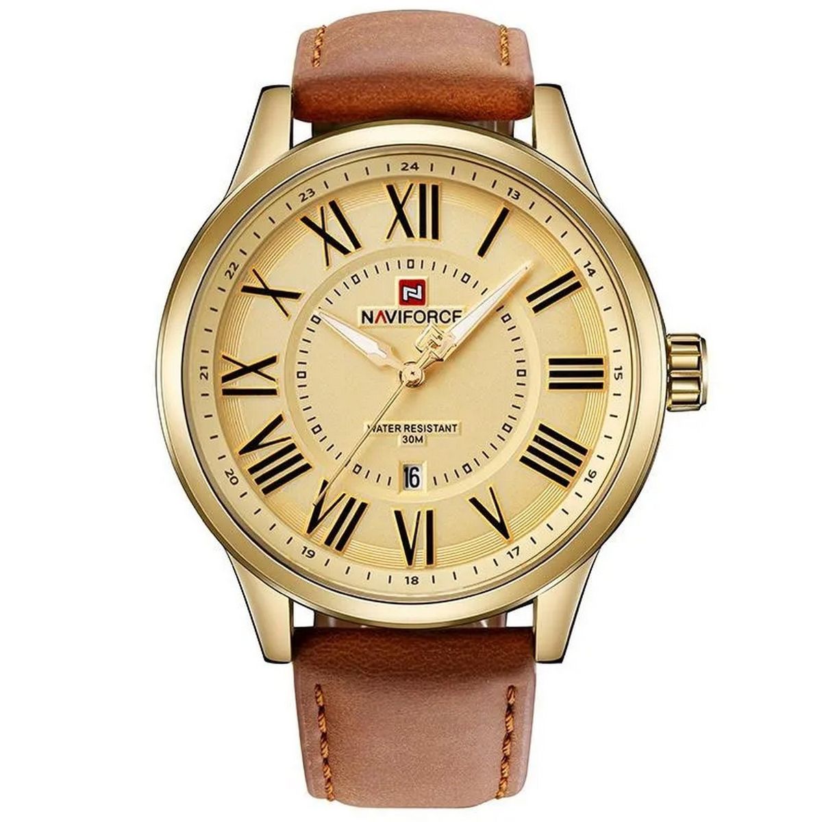 NAVIFORCE - Reloj Naviforce Original Nf9126 Marrón  Estuche